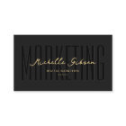 Elegant Modern Marketing Monogram Black