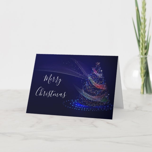 Elegant & Modern Merry Christmas Card (Front)