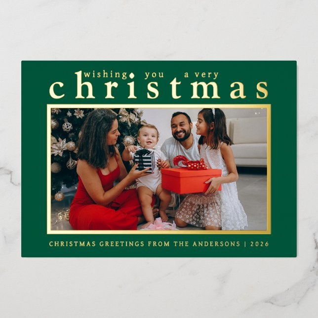 Elegant Modern Minimal Christmas | Modern Family (Front)