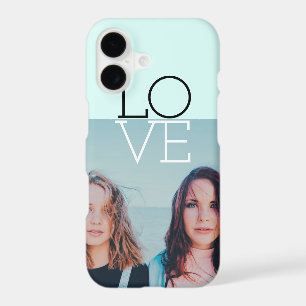 Elegant modern minimal custom love photo