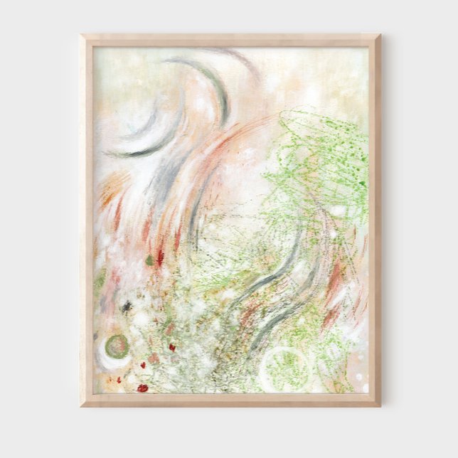 Elegant modern minimalist abstract art Poster (Creator Uploaded)