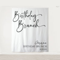 Elegant Modern Minimalist Birthday Brunch Party