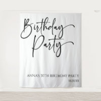 Elegant Modern Minimalist Birthday Party