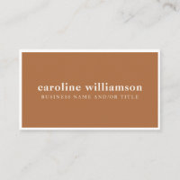 Elegant Modern Minimalist Boho Terracotta Rust