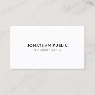Elegant Modern Minimalist Professional Template Business Card