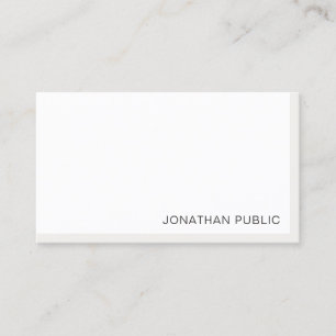 Elegant Modern Minimalist Template Professional Business Card