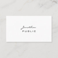 Elegant Modern Minimalistic Professional Trendy
