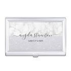 Elegant modern mint glitter makeup artist