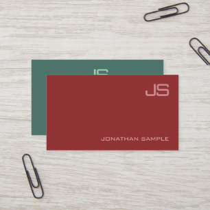 Elegant Modern Monogram Professional Design Luxury Business Card