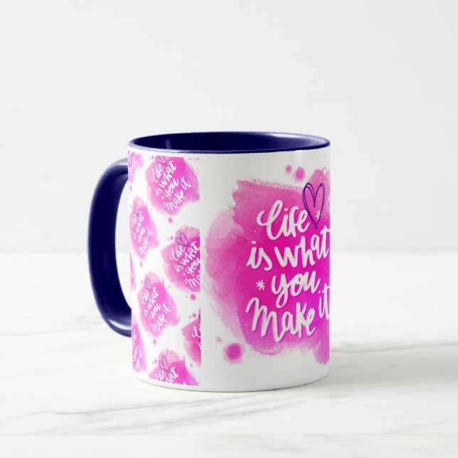 Elegant Modern Motivation Best Popular Message Mug (Front Left)