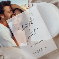 elegant modern names save our date