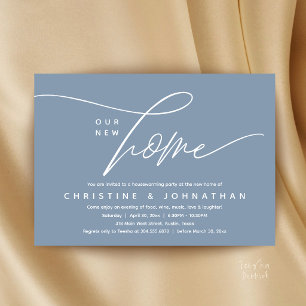Elegant Modern New Home Housewarming Party Invitation