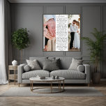 elegant modern newlywed Wedding Vow custom gift Triptych<br><div class="desc">modern elegant newlywed Wedding Vow custom gift This exquisite wall art piece is a bespoke creation, capturing the essence of modern love and personalised wedding vows. The contemporary charm of the newlyweds is perfectly embodied in a meticulously chosen photograph, where the couple radiates with joy and sophistication. As a custom...</div>
