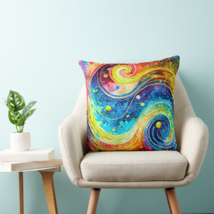 ELEGANT MODERN OUTER SPACE DESIGN CUSHION