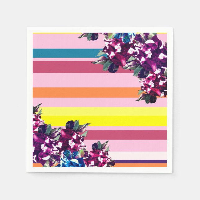 Elegant, Modern Paper Napkins (Front)