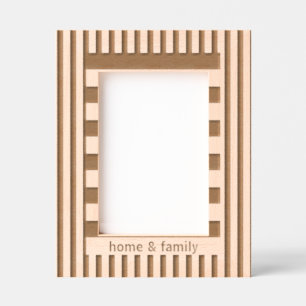 Elegant Modern Personalised Family and Friends Etched Frames