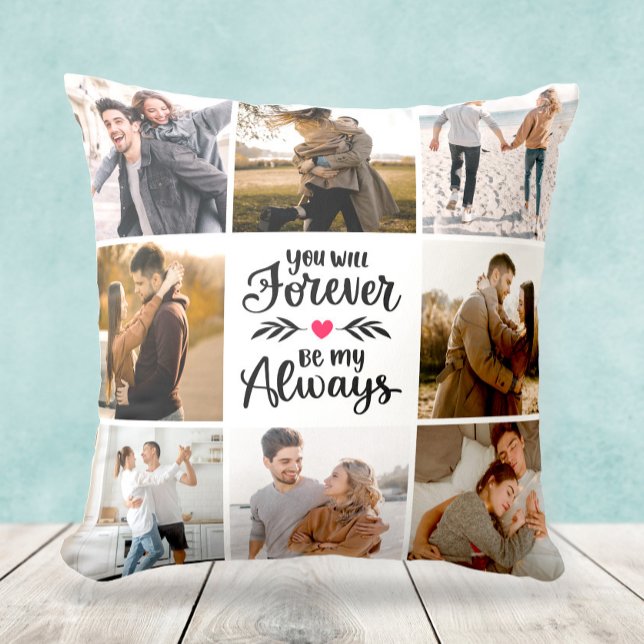 Elegant Modern Photo Collage Gift  Cushion (Creator Uploaded)