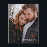 Elegant Modern Photo Save the Date Postcard<br><div class="desc">Elegant Modern Photo Save the Date Postcard</div>