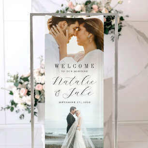 Elegant Modern Photo Wedding Banner