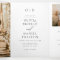 Elegant Modern Photo Wedding Details QR Code