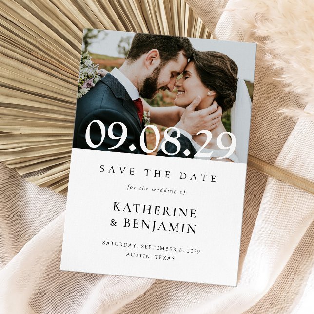 Elegant Modern Photo Wedding Save The Date (Creator Uploaded)