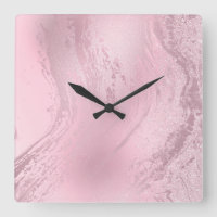 Elegant modern pink rose gold marble glitter