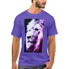 Elegant Modern Pop Art Lion Head Men's Purple