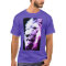 Elegant Modern Pop Art Lion Head Men's Purple