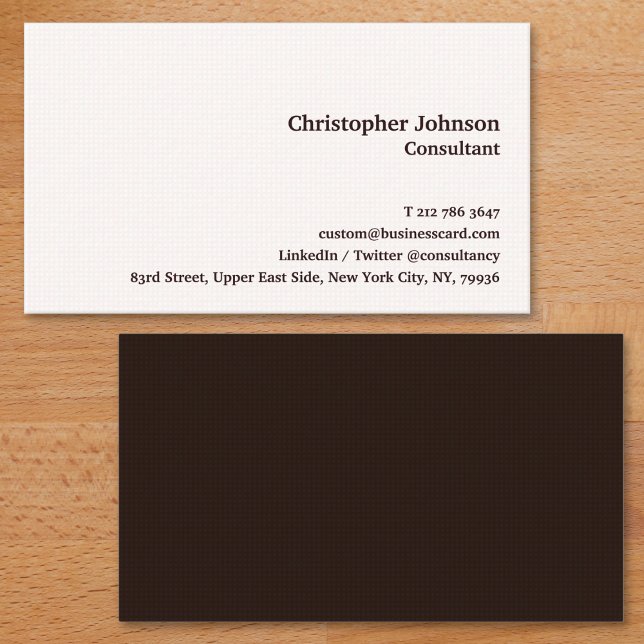 Elegant Modern Professional Brown Squares Pattern Business Card (Elegant Modern Professional Brown Squares Pattern Business Card)