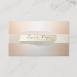 Elegant Modern Professional , Brush Stroke Business Card