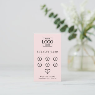 Elegant Modern Professional Company Logo Reward Loyalty Card