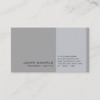 Elegant Modern Professional Grey Simple Chic Plain
