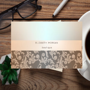 Elegant Modern Professional Luminous,Swirls Business Card