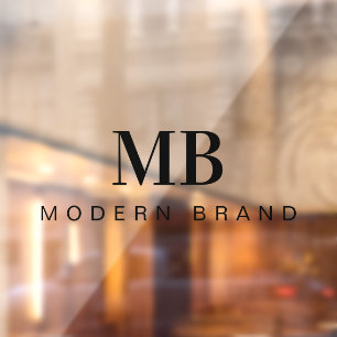 Elegant Modern Professional Minimal Monogram Windo