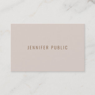 Elegant Modern Professional Minimalist Template Business Card
