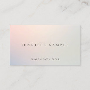 Elegant Modern Professional Template Sleek Business Card