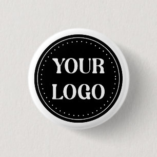 elegant, modern, refined, & editable.  3 cm round badge