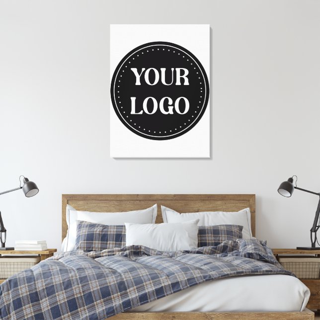 elegant, modern, refined, & editable.  canvas print (Insitu(Bedroom))