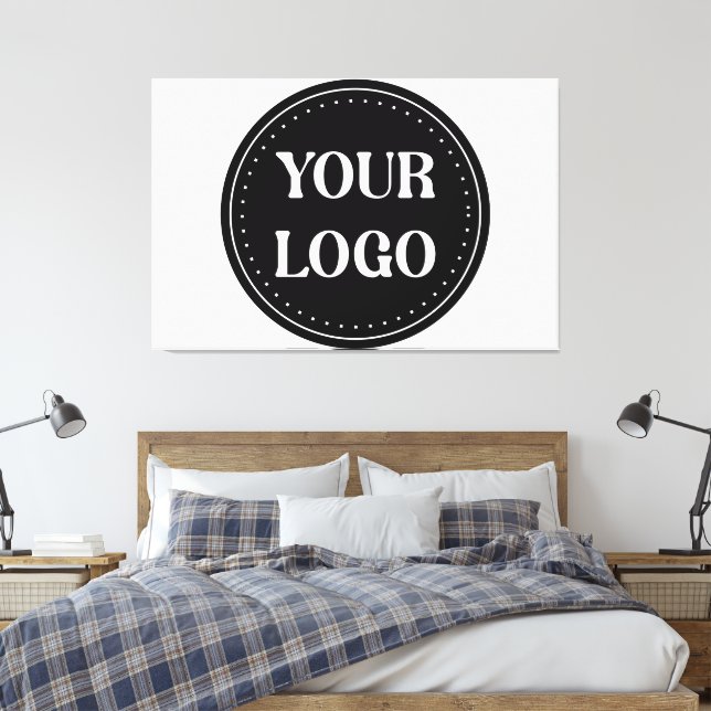 elegant, modern, refined, & editable.  canvas print (Insitu(Bedroom))