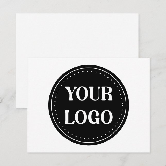 elegant, modern, refined, & editable.  card (Front/Back)
