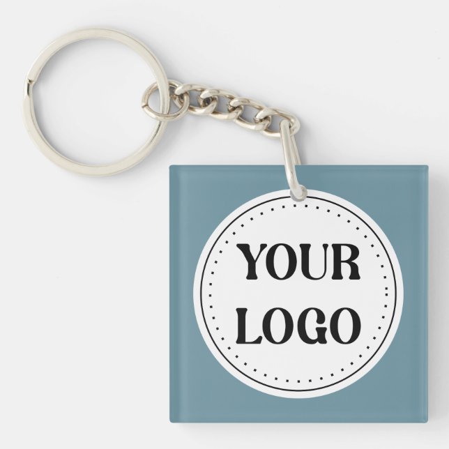 elegant, modern, refined,& editable  key ring (Front)