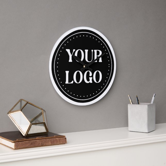 elegant, modern, refined, & editable.  large clock (Office)