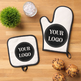 elegant, modern, refined, & editable. oven mitt & pot holder set