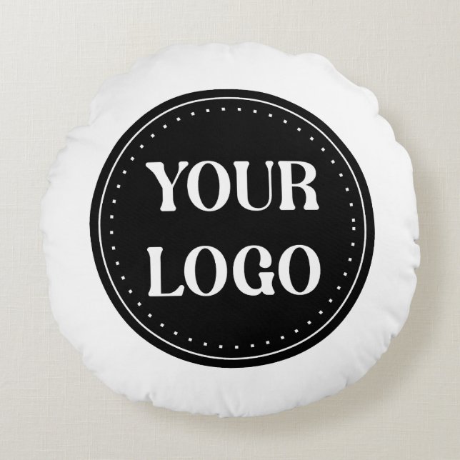 elegant, modern, refined, & editable.  round cushion (Front)