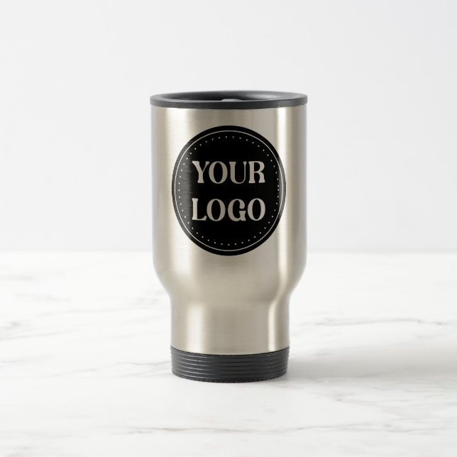 elegant, modern, refined, & editable.  travel mug (Center)