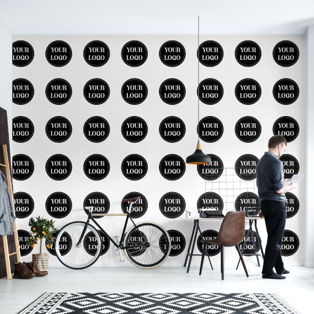 elegant, modern, refined, & editable.  wallpaper (Living Room)