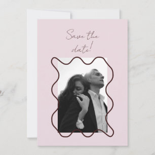 Elegant Modern Retro Photograph Wedding Save The Date