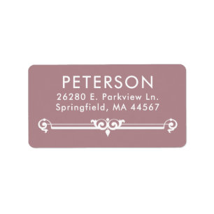 Elegant Modern Return Address Labels