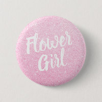Elegant & modern rose gold glitter flower girl