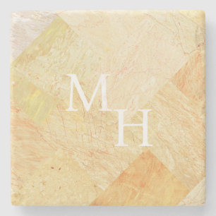 Elegant Modern Sandstone Marbled Stone Coaster